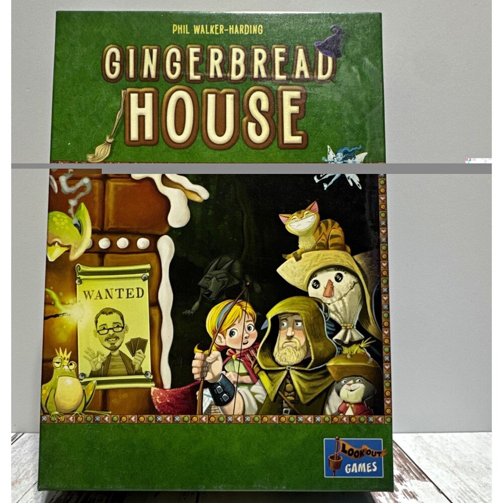Lookout Games Gingerbread House Fantasy Board Game 2-4P Ages 8+ 2018 MPN LK0101
